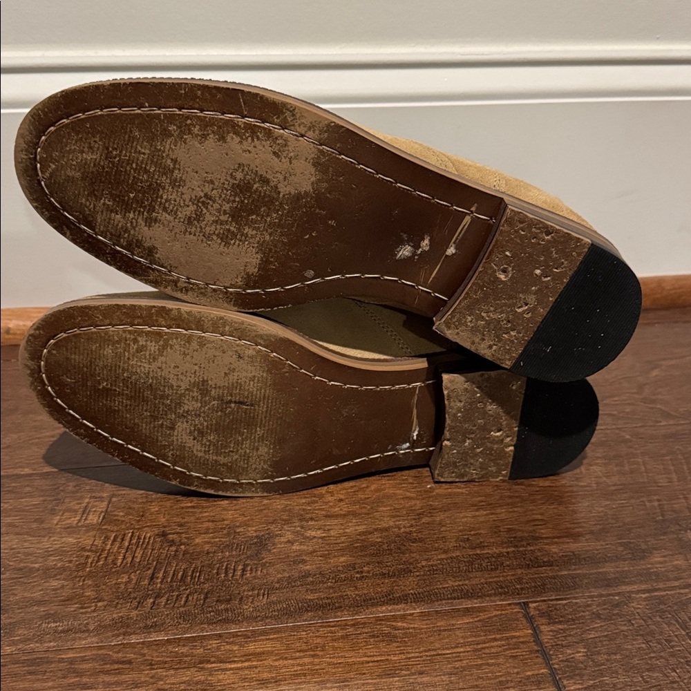 Crevo Tan Suede Chelsea Boots men size 9 - Picture 3 of 8